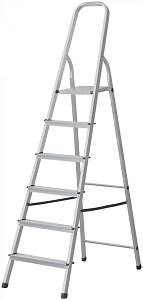 Лестница-стремянка алюминиевая, 6 ступеней, вес 4,6 кг FIT