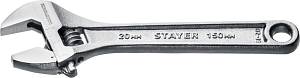 STAYER MAX-Force, 150/20 мм, разводной ключ (2725-15)