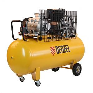 Компрессор воздушный, ременный привод BCI5500-T/270, 5.5 кВт, 270 литров, 850 л/мин Denzel 58129