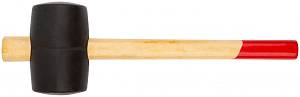 Киянка резиновая, деревянная ручка 70 мм FIT