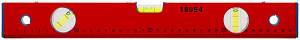 Уровень "Стандарт", 3 глазка, красный корпус, фрезерованная рабочая грань, шкала 400 мм FIT