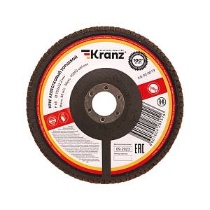 Круг лепестковый торцевой, P60, 150х22,2мм KRANZ