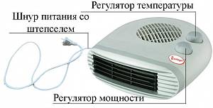 Тепловентилятор "Умница" ТВГ-2000Вт