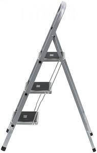 Лестница-стремянка стальная, 3 широкие ступени, Н=105 см, вес 4,7 кг FIT